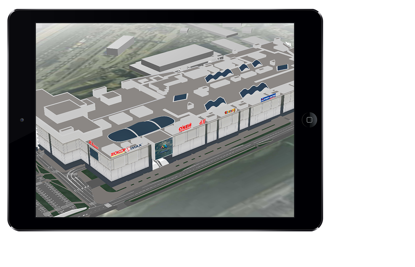 3D-модели торгово-развлекательных  комплексов